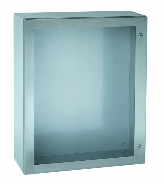 ШКАФ НЕРЖ. СТ.304L S3X 800Х600Х250 ОБЗОРНАЯ ДВЕРЬ