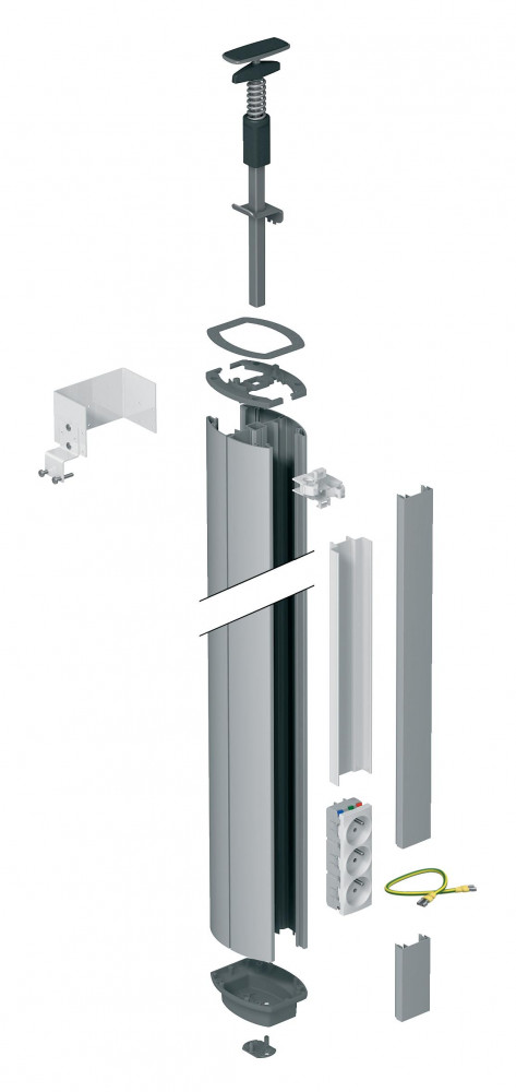 СТОЙКА 2-СТОР.РАСПОРНАЯ 2,70-3,10М АНОД.