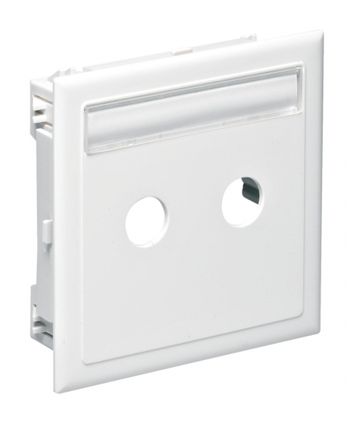 CYB-BK8-РАМКА ПОД TV-FM МЕХАНИЗМЫ БЕЛАЯ