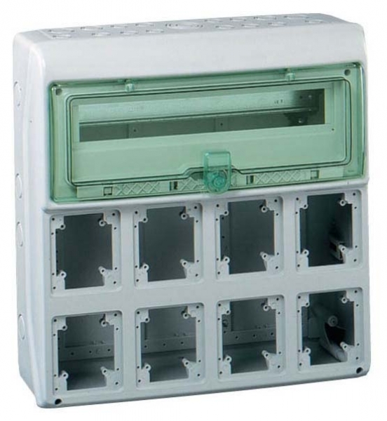 ЩИТ KAEDRA IP65 18МОД. + 8ОТВ.