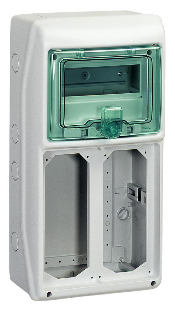 ЩИТ KAEDRA IP65 8МОД. + 2ОТВ. РОЗ 63А
