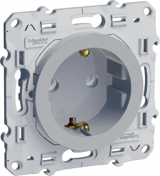 Розетка с з/к шт ал ODACE