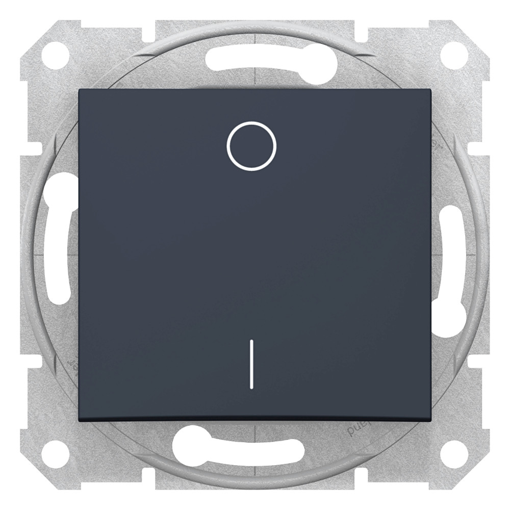 Выкл. 2-пол., графит