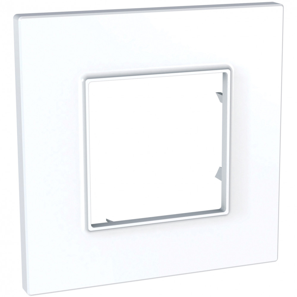 UNICA QUADRO РАМКА 1-постовая, БЕЛЫЙ