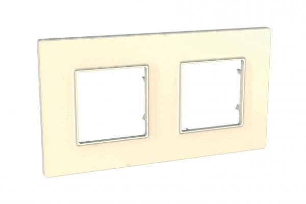 UNICA QUADRO РАМКА 2-постовая, БЕЖЕВЫЙ