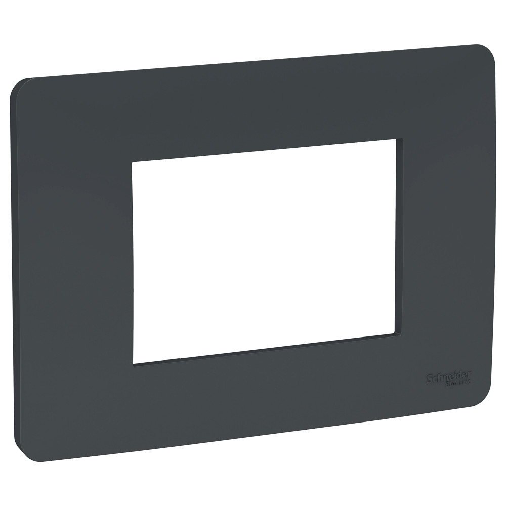 UNICA MODULAR рамка 3-модульная, антрацит