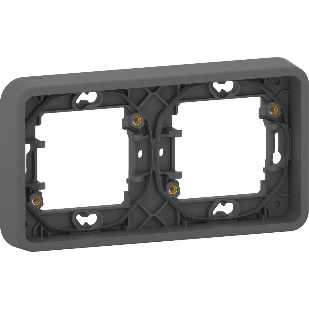 MUREVA S РАМКА 2-постовая горизонтальная, АНТРАЦИТ, IP55