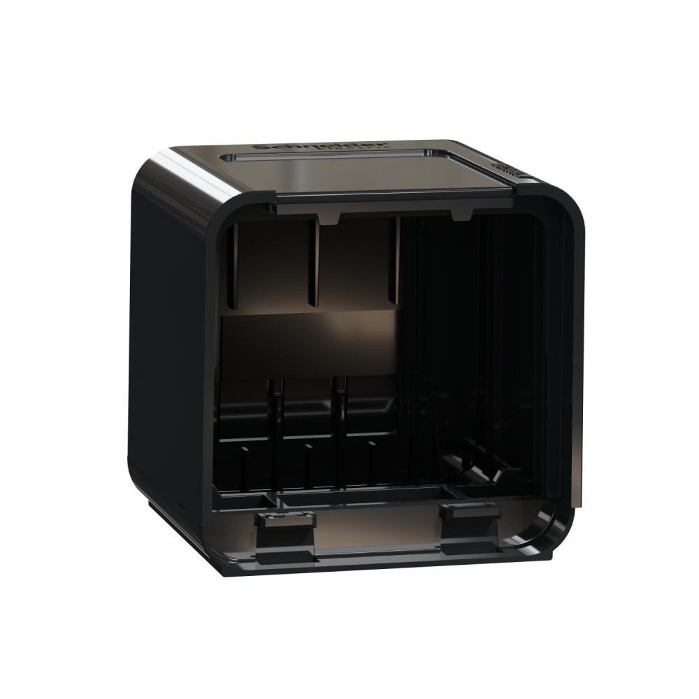 Unica System+ Заглушка розеточных блоков АНТРАЦИТ