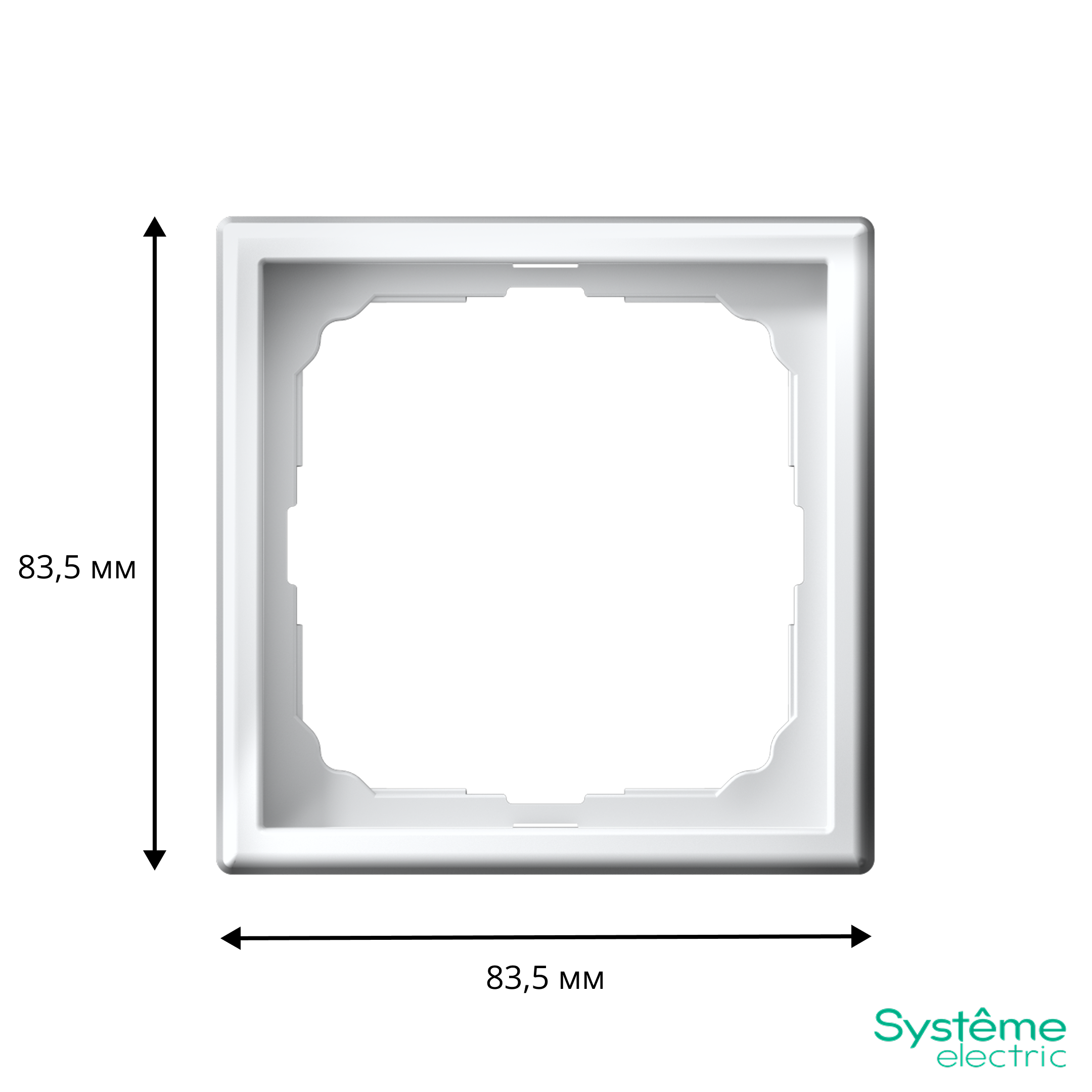 ARTGALLERY 1-постовая РАМКА, БЕЛЫЙ