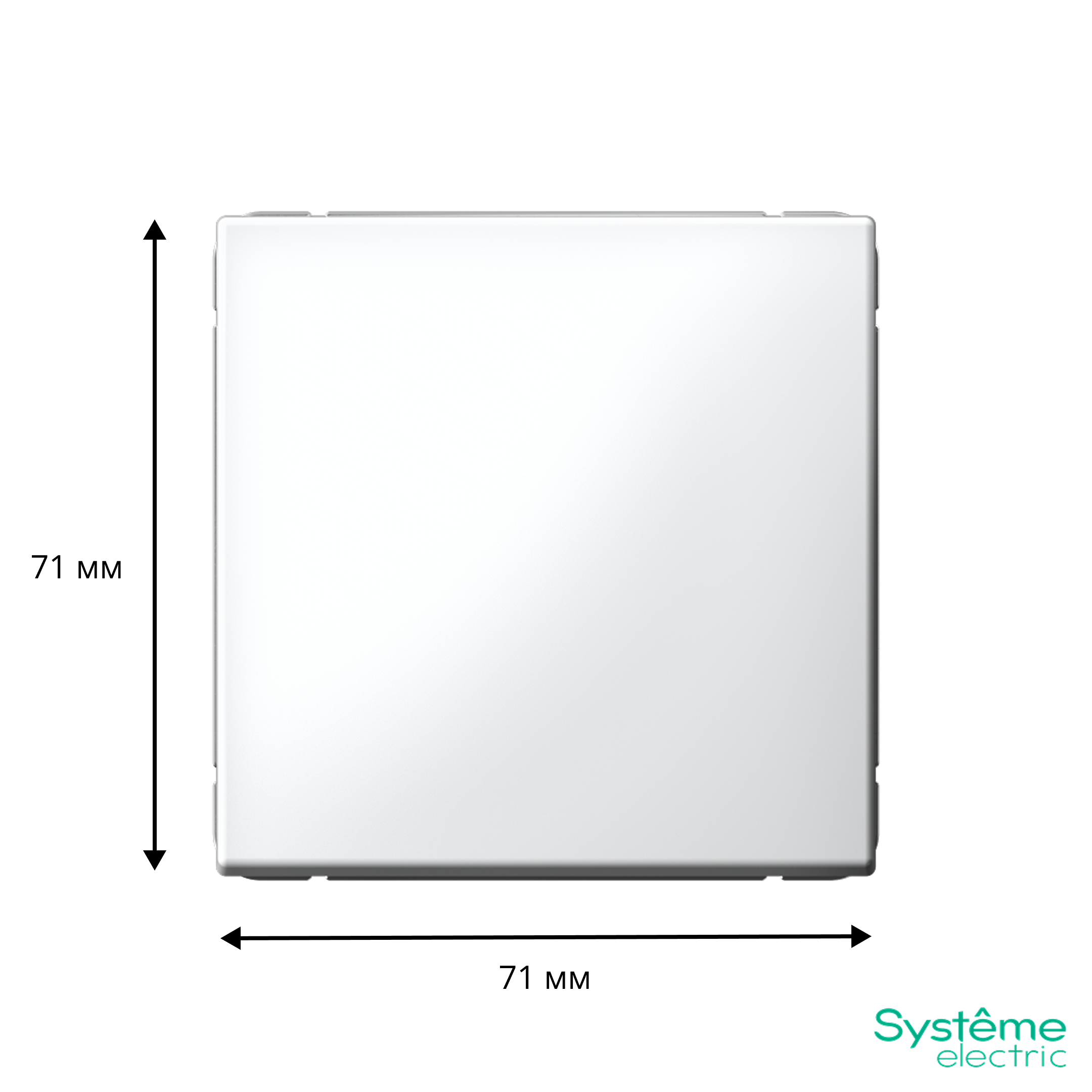 ARTGALLERY 1-клавишный ВЫКЛЮЧАТЕЛЬ КНОПОЧНЫЙ, 10А, механизм, БЕЛЫЙ