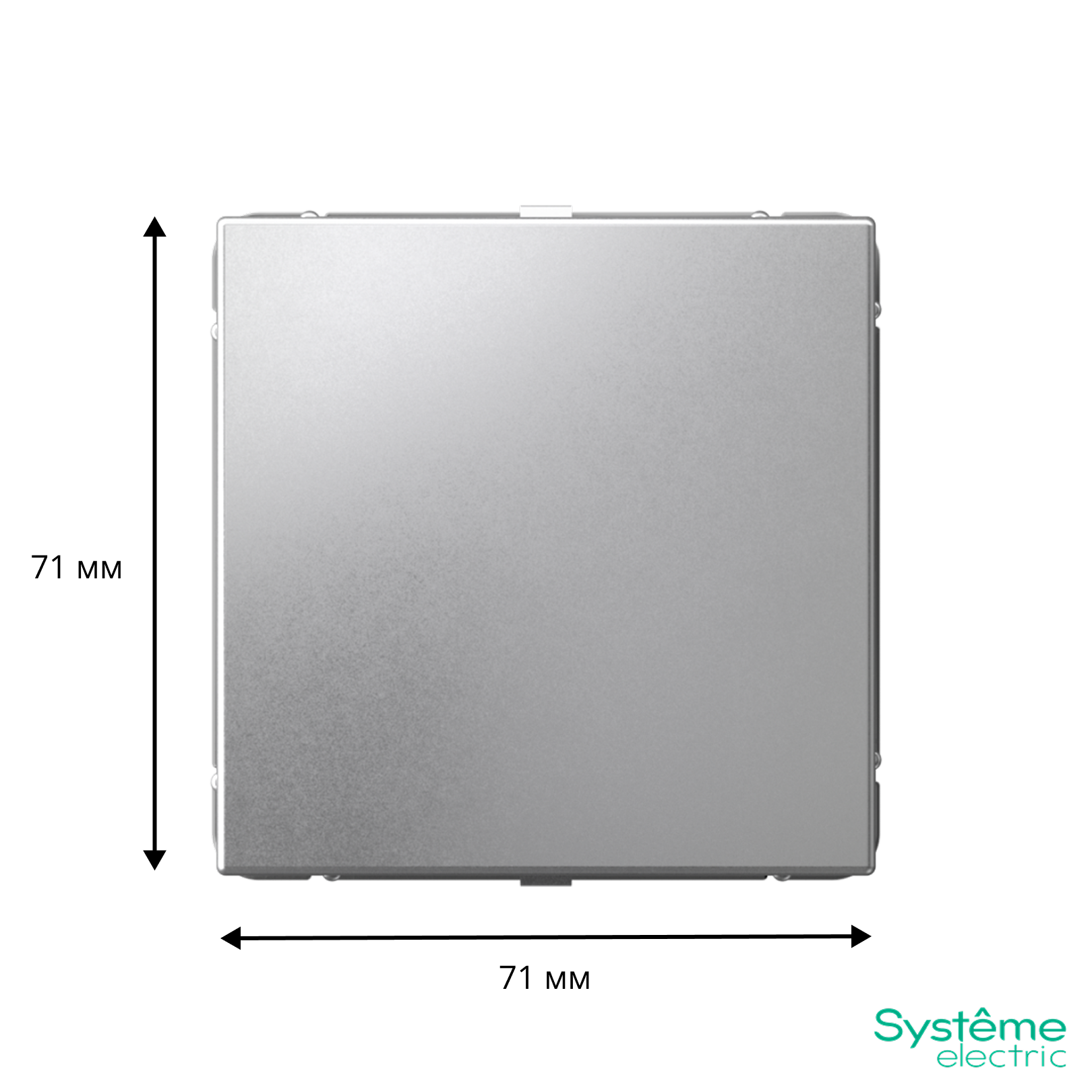 ARTGALLERY ЗАГЛУШКА с суппортом для многопостовых рамок, АЛЮМИНИЙ