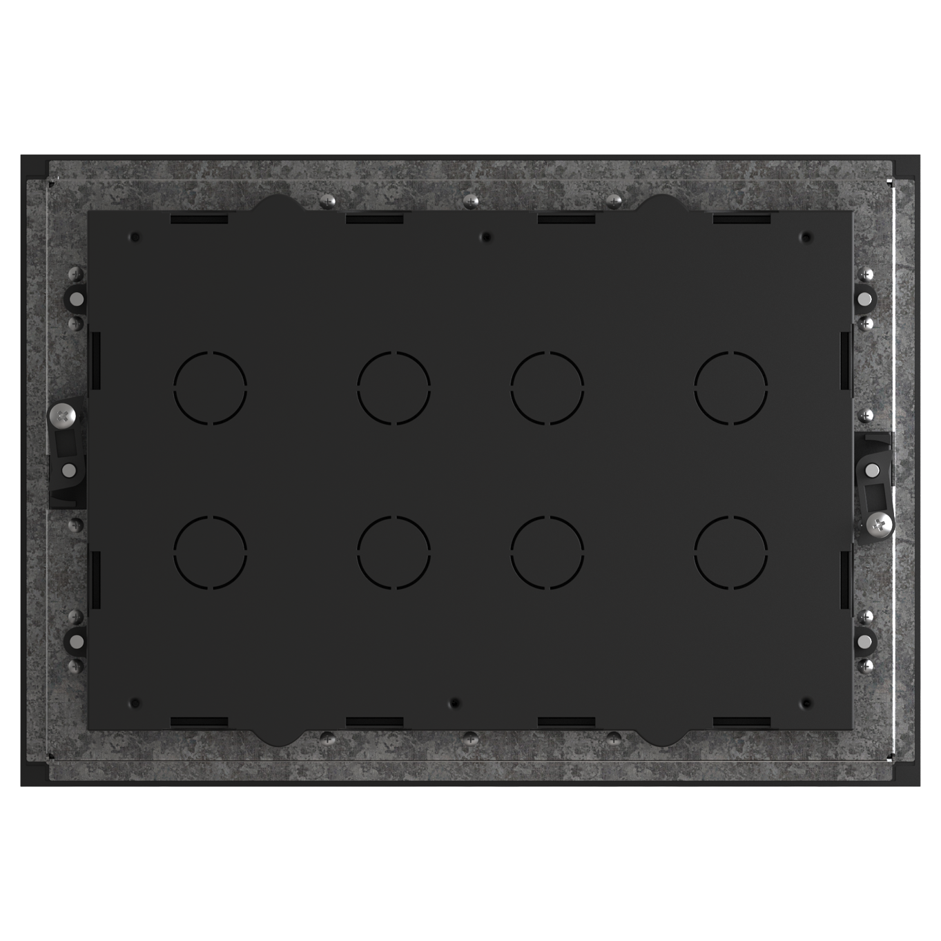 MultiDesk Люк на 16 модулей IP40 для фальшпола с монтажной коробкой, тип MDK10