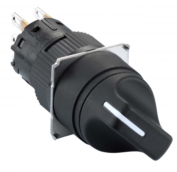 ПЕРЕКЛЮЧ., ОТВ. 16 ММ, КРУГЛ., 2 ПОЗ.