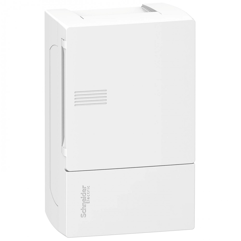 RESI9 MP(MINI PRAGMA)ЩИТ НАВЕС.C БЕЛ.ДВ.1РЯД/4МОД,IP40,IK07,50А,2клеммы,Италия