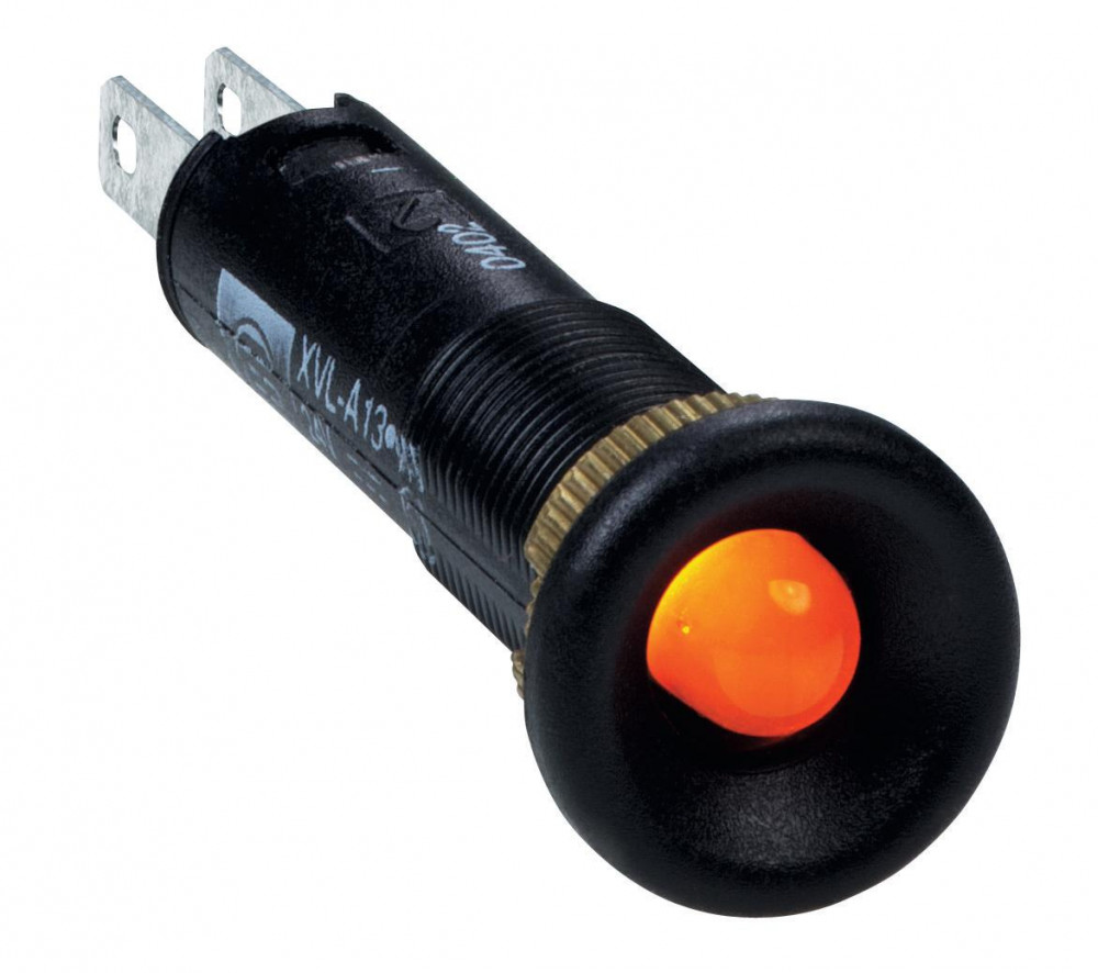 СИГНАЛЬНАЯ ЛАМПА 8ММ ЖЕЛТАЯ