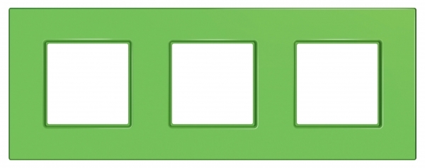 UNICA QUADRO РАМКА 3-постовая, КИВИ