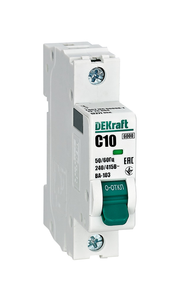 Автоматический выключатель ВА-103 1P 10А C 6кА новый