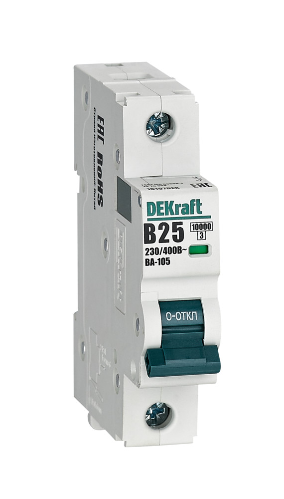 Автоматический выключатель ВА-105 1P 25А B 10кА