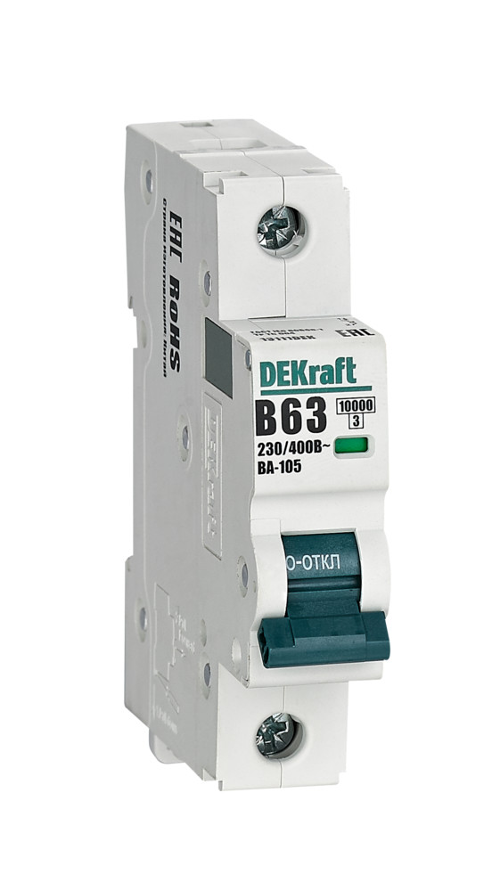 Автоматический выключатель ВА-105 1P 50А B 10кА