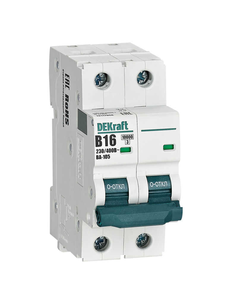 Автоматический выключатель ВА-105 2P 16А B 10кА