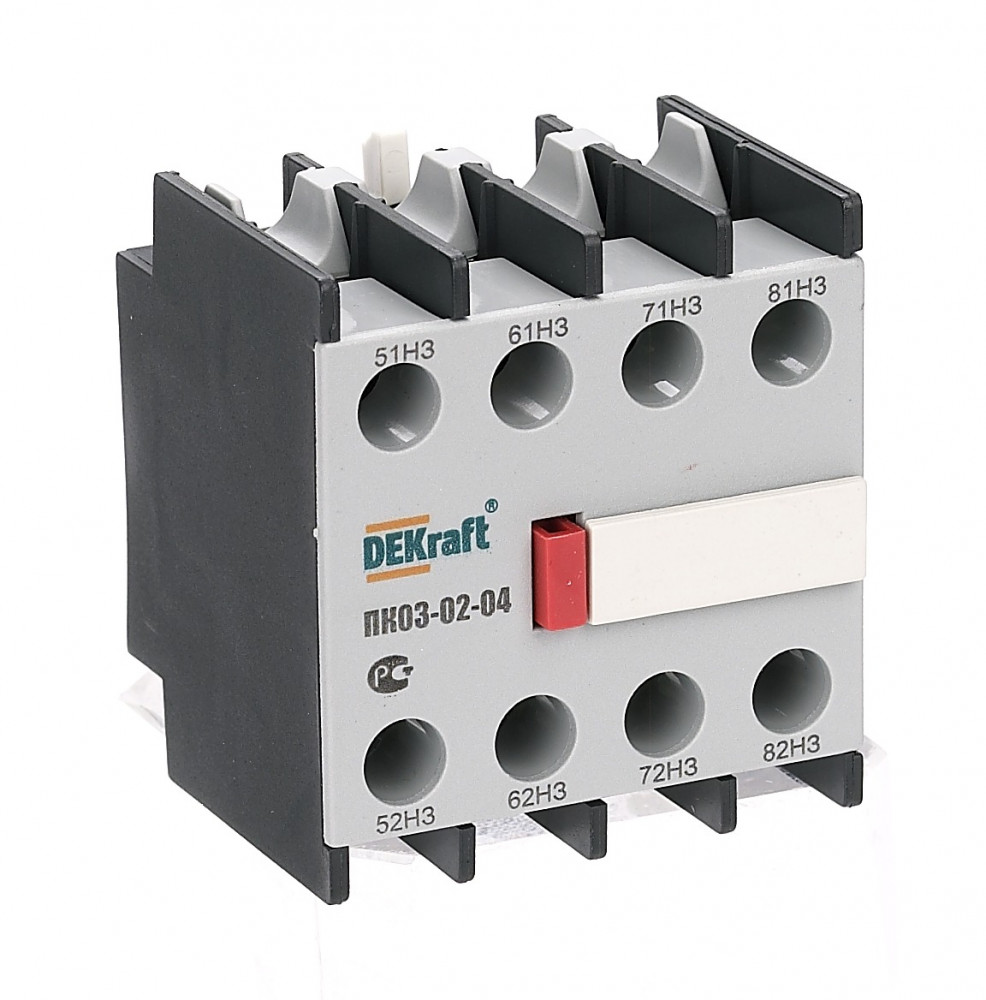 Приставка конт. доп.контакты 4НЗ лицевой установки ПК-03