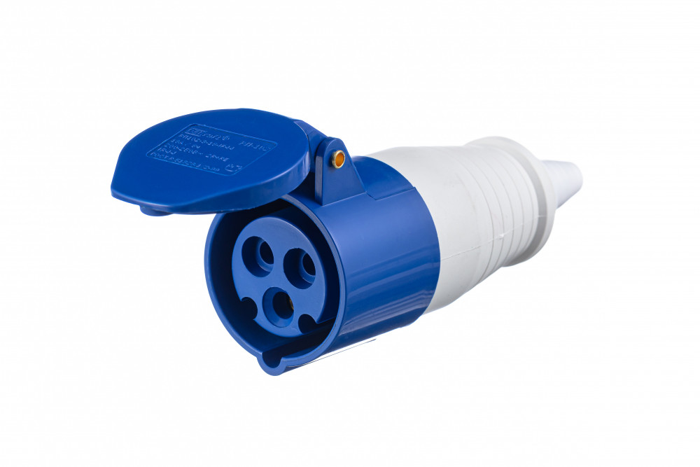 Розетка переносная 213 2Р+РЕ 16А 220В IP44 РП-102