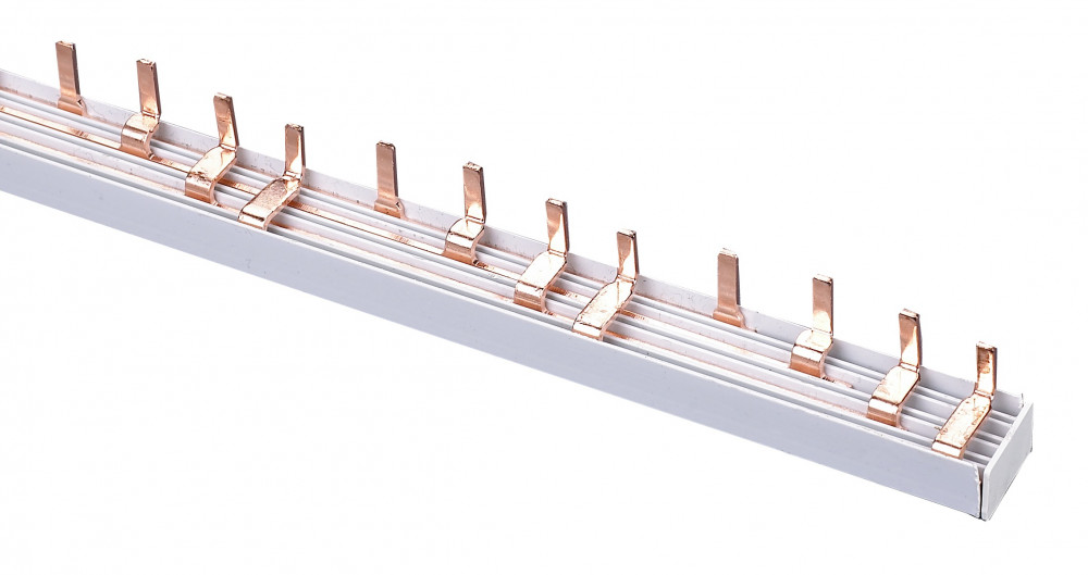 Шина соединительная 4P 63А 1 м. 14х4 контактов ШС-101