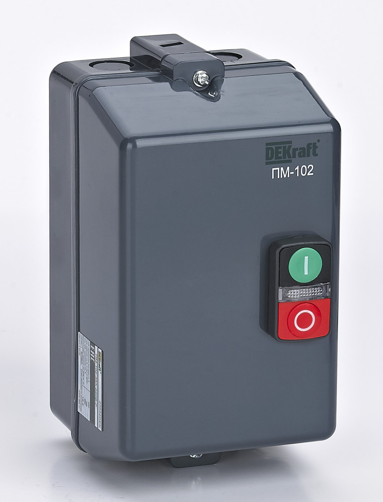 Пускатель электромагнитный 12А AC110В 50/60Гц в пластиковой оболочке