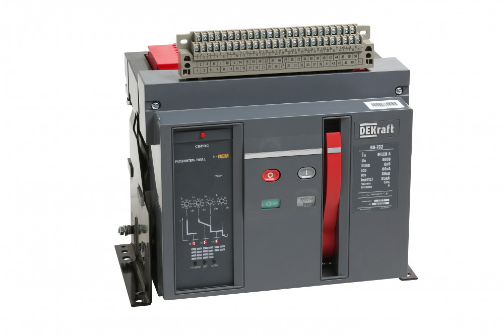 Возд. авт. выкл. стац. 3P 3200А 80кА расц. L ВА-732