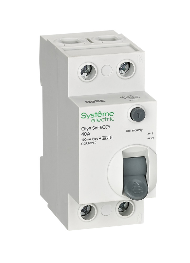 City9 Set ВДТ 40А 2P 100мА A-S 230В