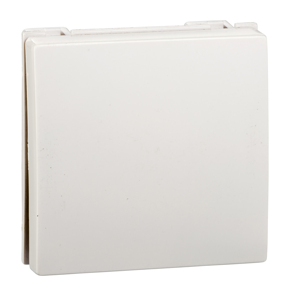 W45 ВЫКЛЮЧАТЕЛЬ модульный 1-клавишный, 2 модуля (45х45 мм) БЕЛЫЙ RAL9010