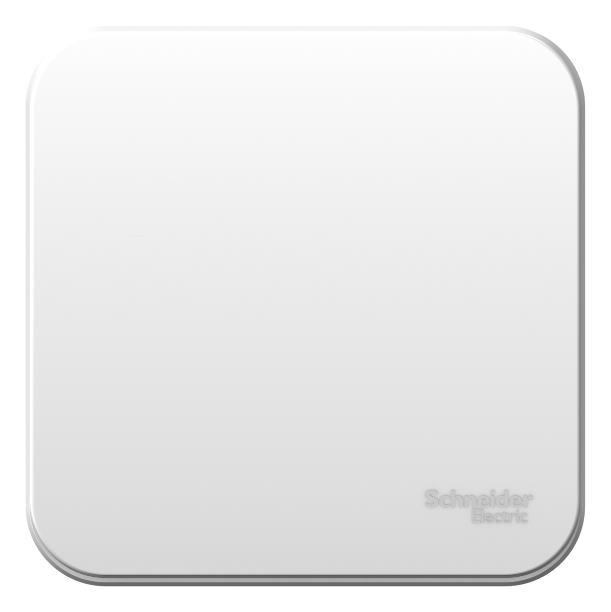 BLANCA О/У 1-клавишный ВЫКЛЮЧАТЕЛЬ (сх.1) МЕТАЛ.ПЛ., 6А, 250В,БЕЛЫЙ