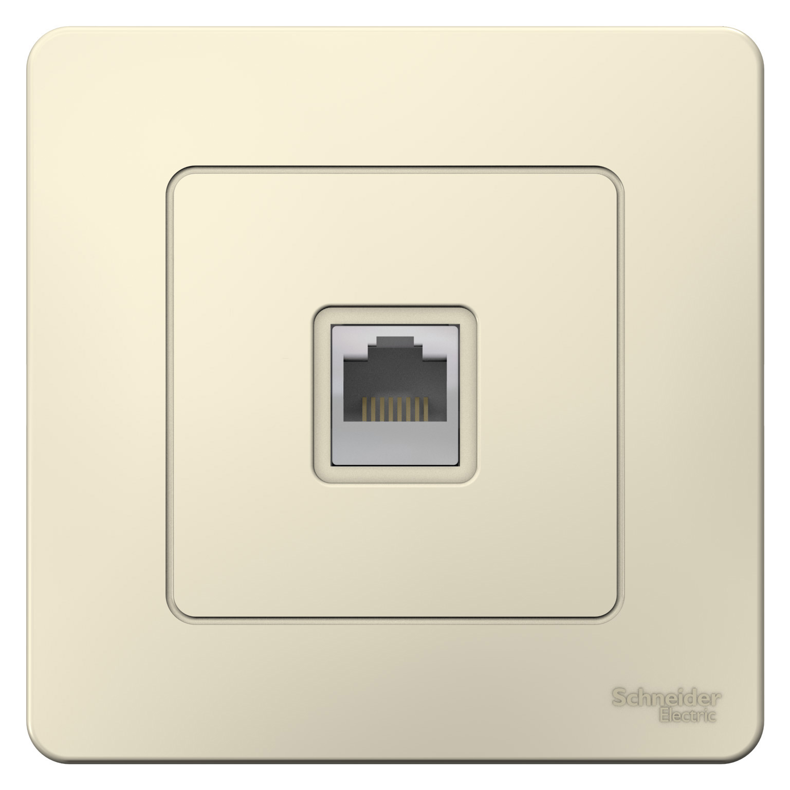 BLANCA С/У РОЗЕТКА компьютерная RJ45, кат.5E, МОЛОЧНЫЙ