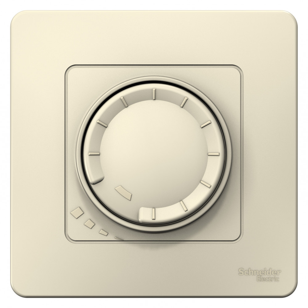 BLANCA С/У СВЕТОРЕГУЛЯТОР (диммер) поворотно-нажимной универсальный 400ВТ, МОЛОЧНЫЙ