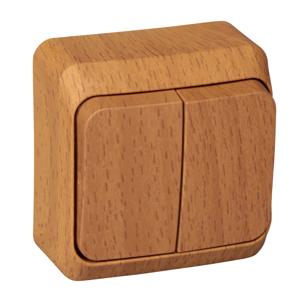 ЭТЮД О/У 2-клавишный ВЫКЛЮЧАТЕЛЬ 10 АХ, БУК