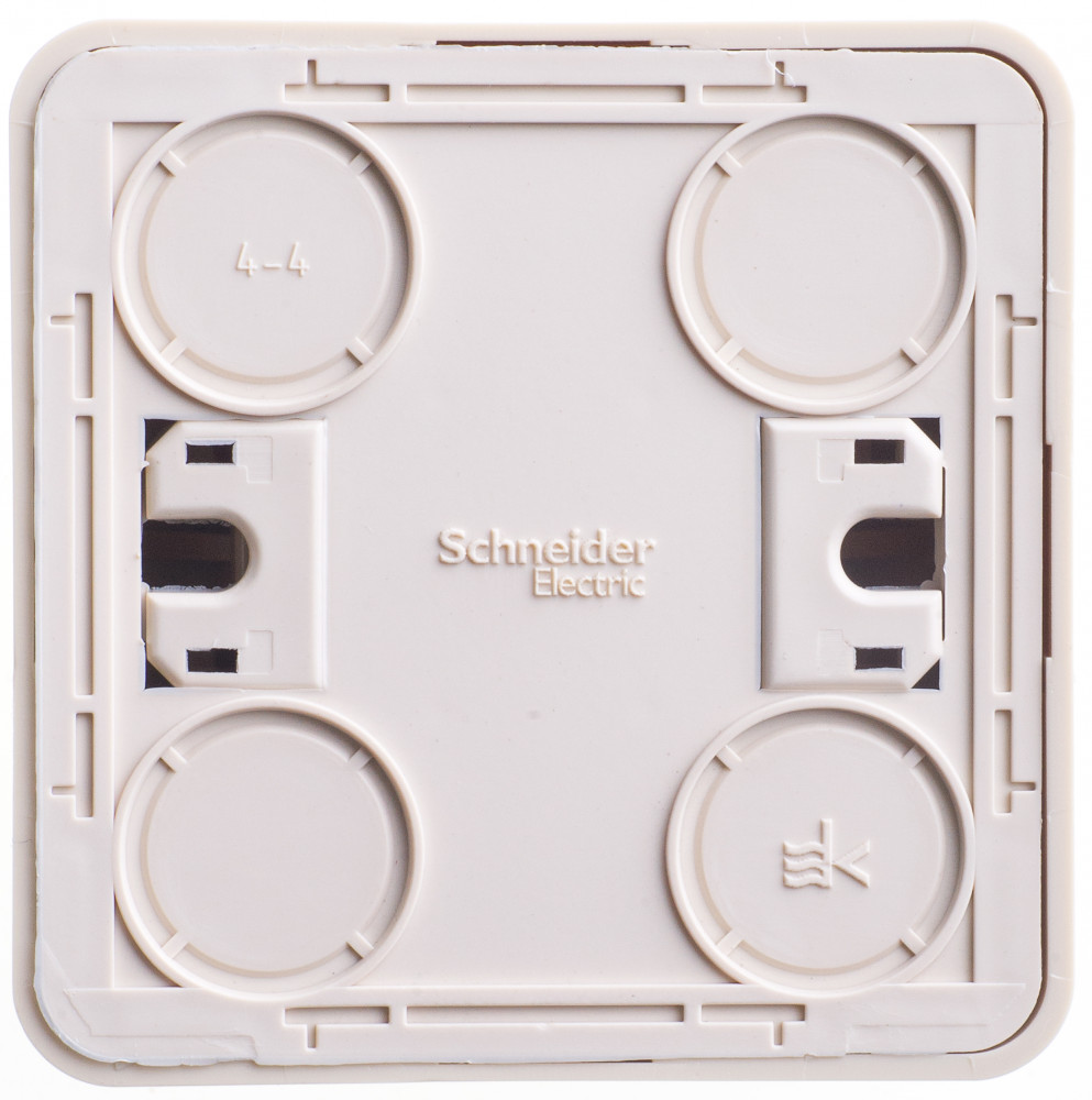 ЭТЮД О/У 1-клавишный ПЕРЕКЛЮЧАТЕЛЬ с подсветкой 10 АХ, КРЕМОВЫЙ