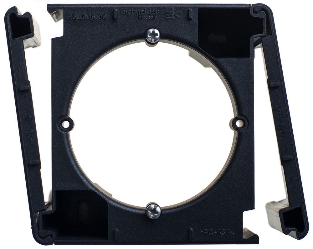 GLOSSA КОРОБКА для наружного монтажа, АНТРАЦИТ