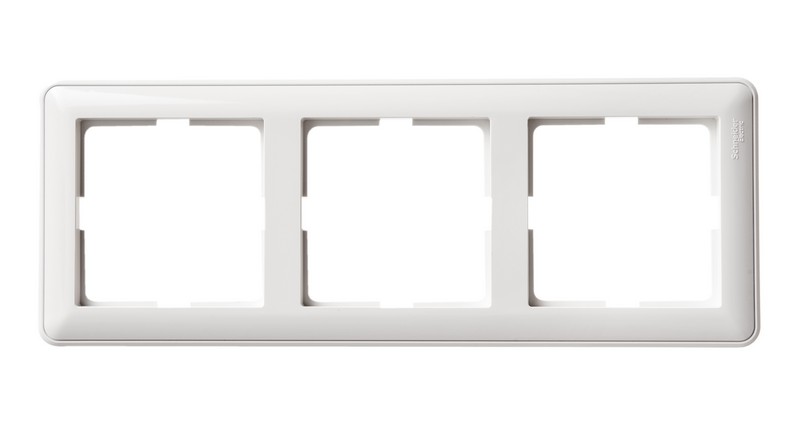 W59 3-постовая РАМКА, универсальная, БЕЛЫЙ
