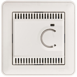 W59 ТЕРМОСТАТ электронный для теплого пола с датчиком, 10A, в сборе, БЕЛЫЙ