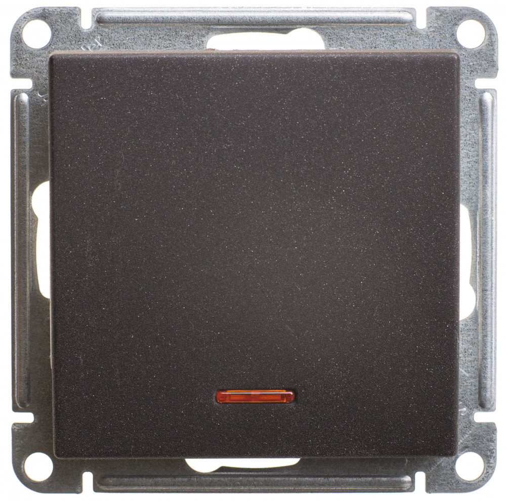 1-кл ПЕРЕКЛЮЧ подсв 10АХмехЧЕРН БАРХАТ