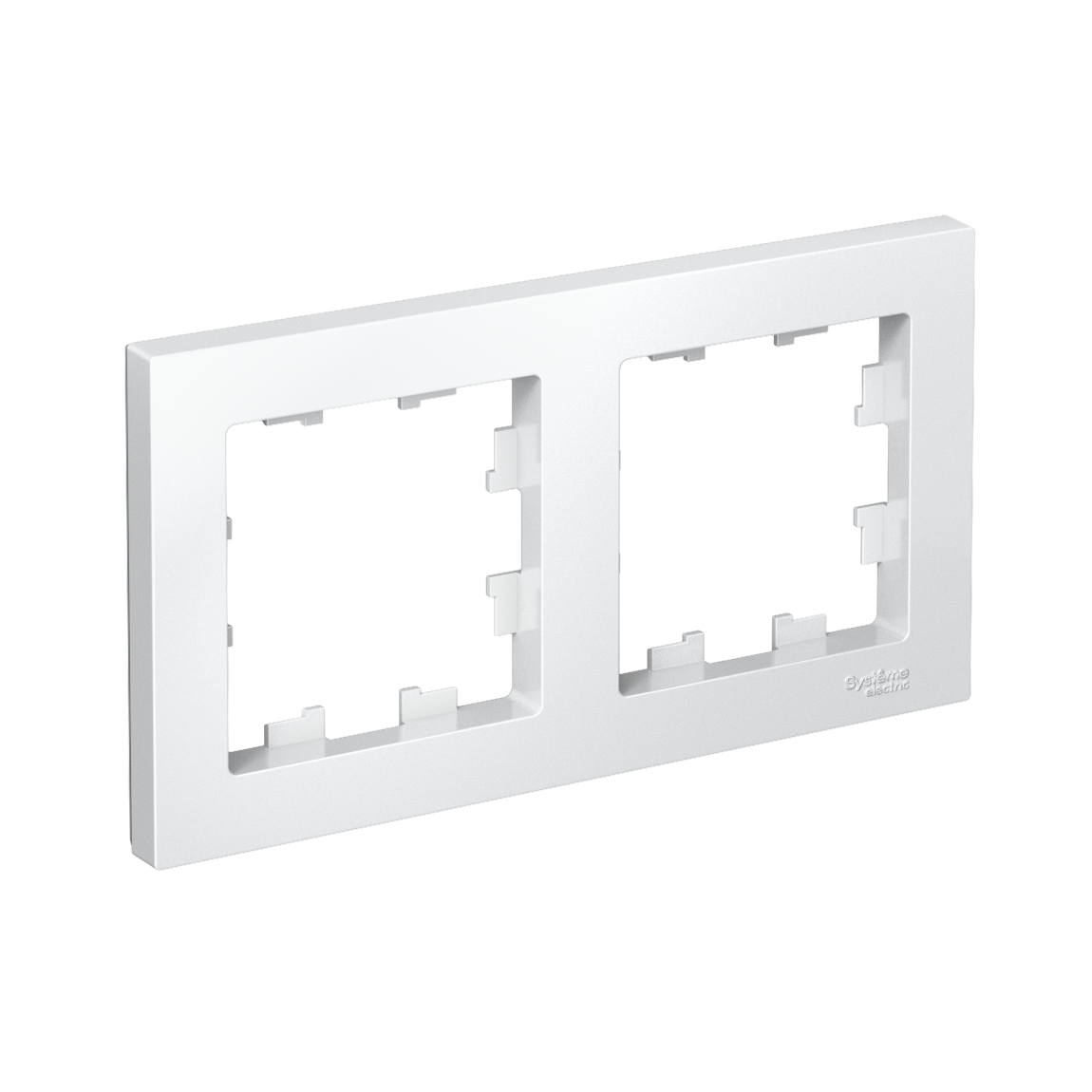 ATLASDESIGN 2-постовая РАМКА, универсальная, БЕЛЫЙ