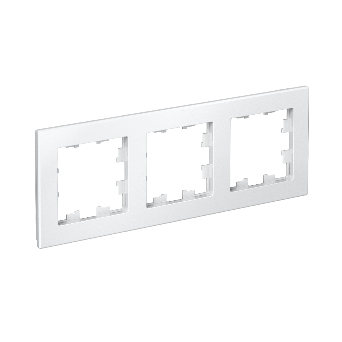 ATLASDESIGN 3-постовая РАМКА, универсальная, БЕЛЫЙ