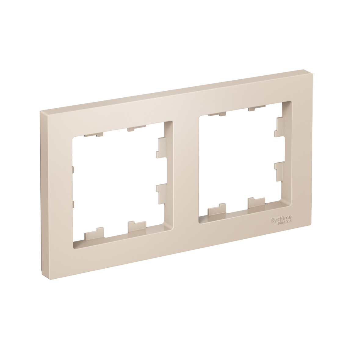 ATLASDESIGN 2-постовая РАМКА, универсальная, БЕЖЕВЫЙ