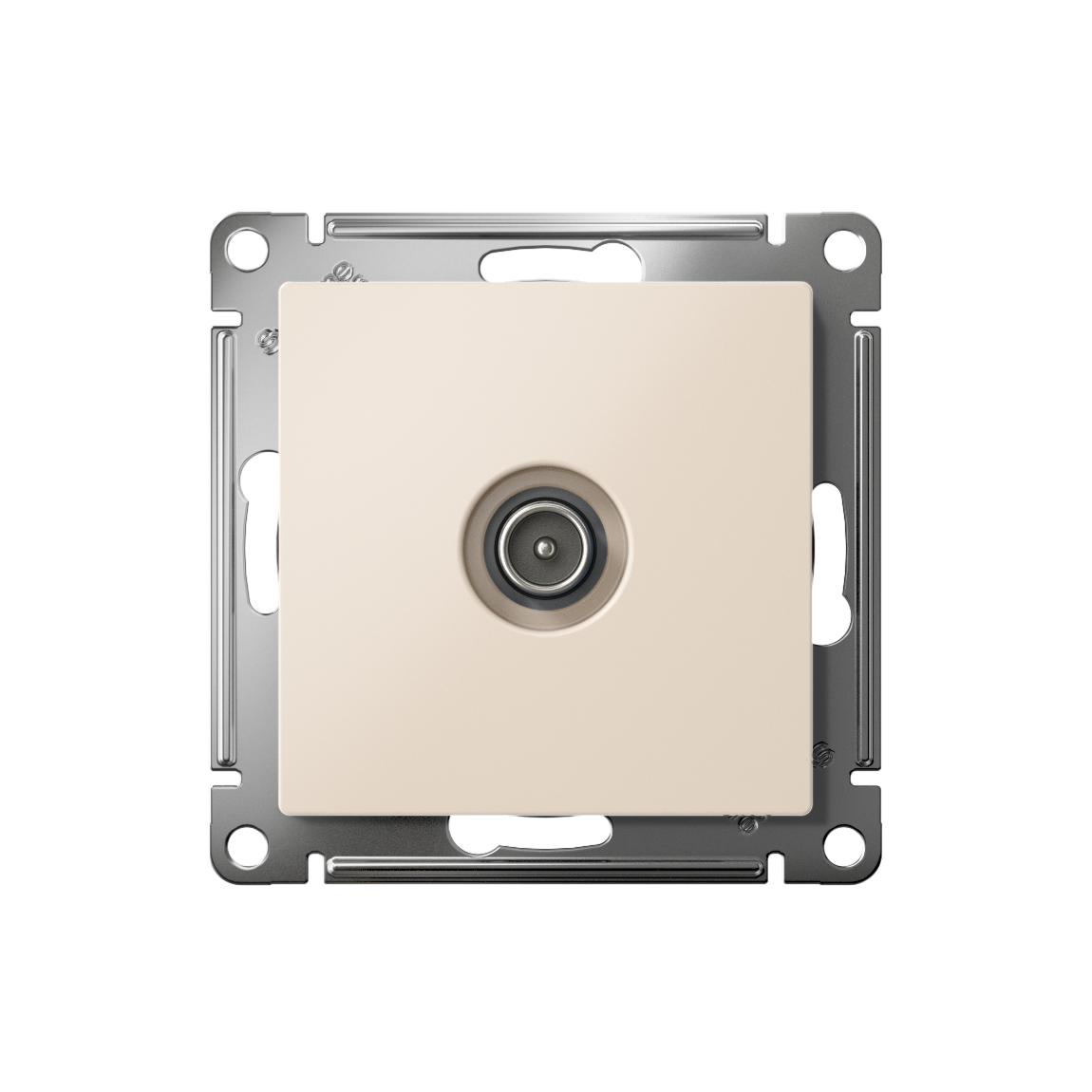 ATLASDESIGN TV РОЗЕТКА оконечная 1дБ, механизм, БЕЖЕВЫЙ