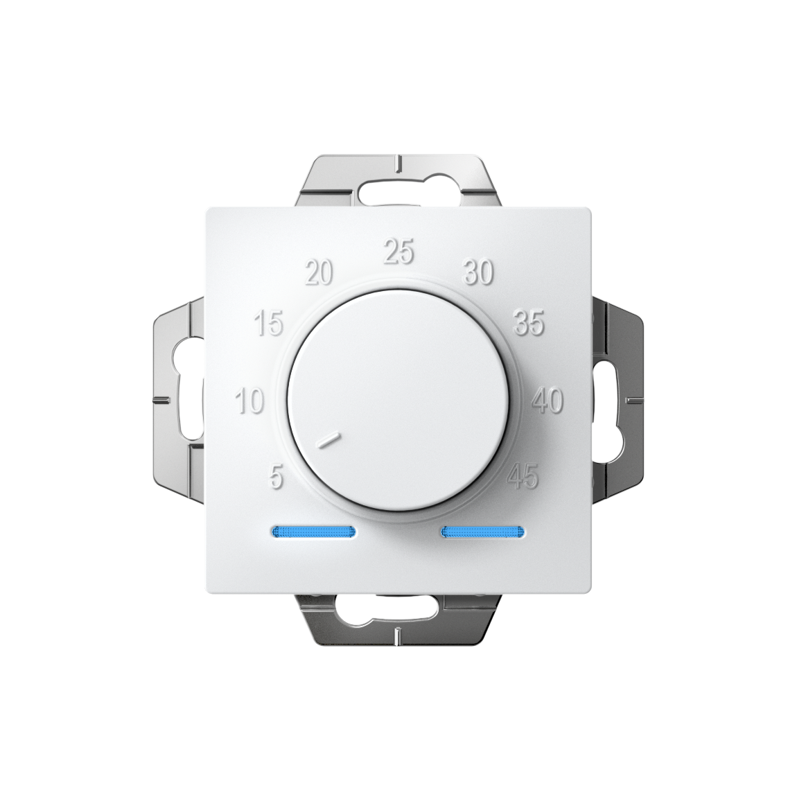 ATLASDESIGN ТЕРМОСТАТ электронный для теплого пола с датчиком, 10A, механизм, БЕЛЫЙ