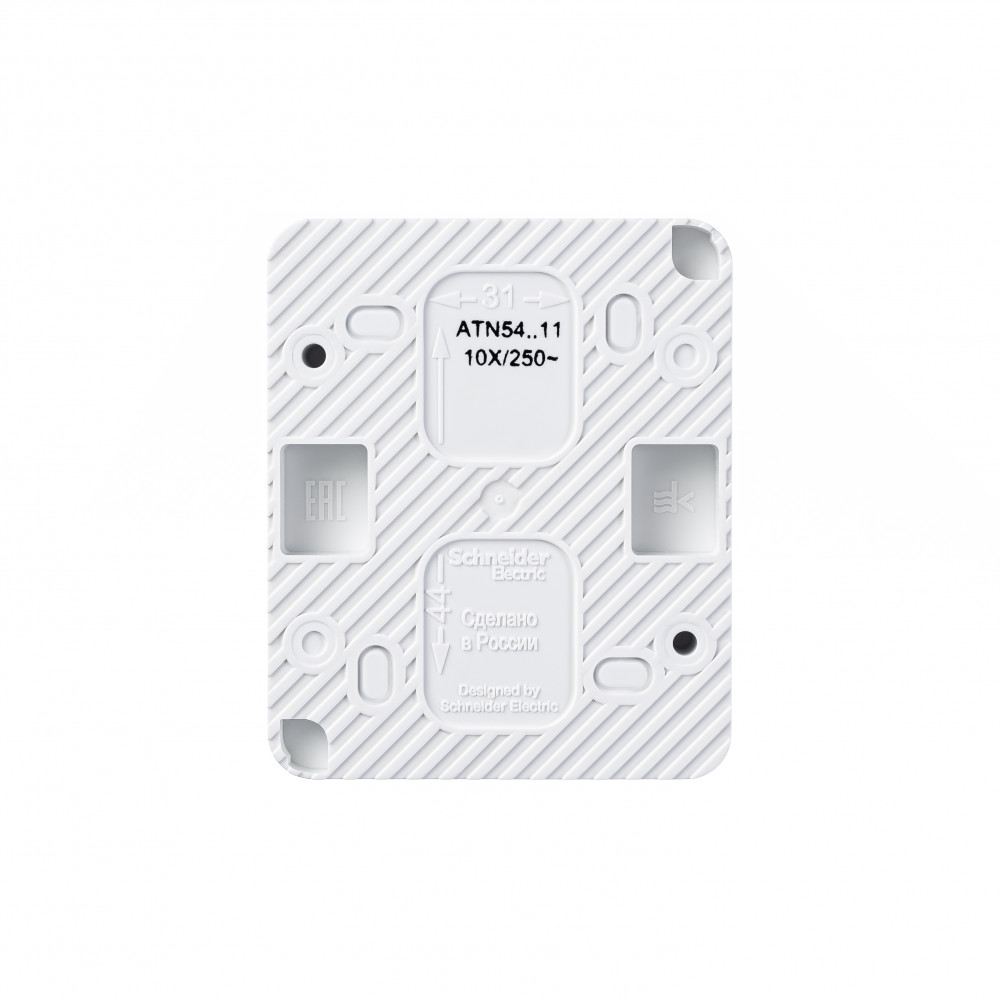 ATLASDESIGN PROFI IP54 О/У 1-клавишный ВЫКЛЮЧАТЕЛЬ, сх.1, 10АХ, БЕЛЫЙ