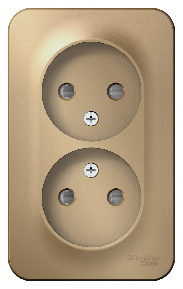 О/У розетка двойная без з/к с/штор ТИТАН