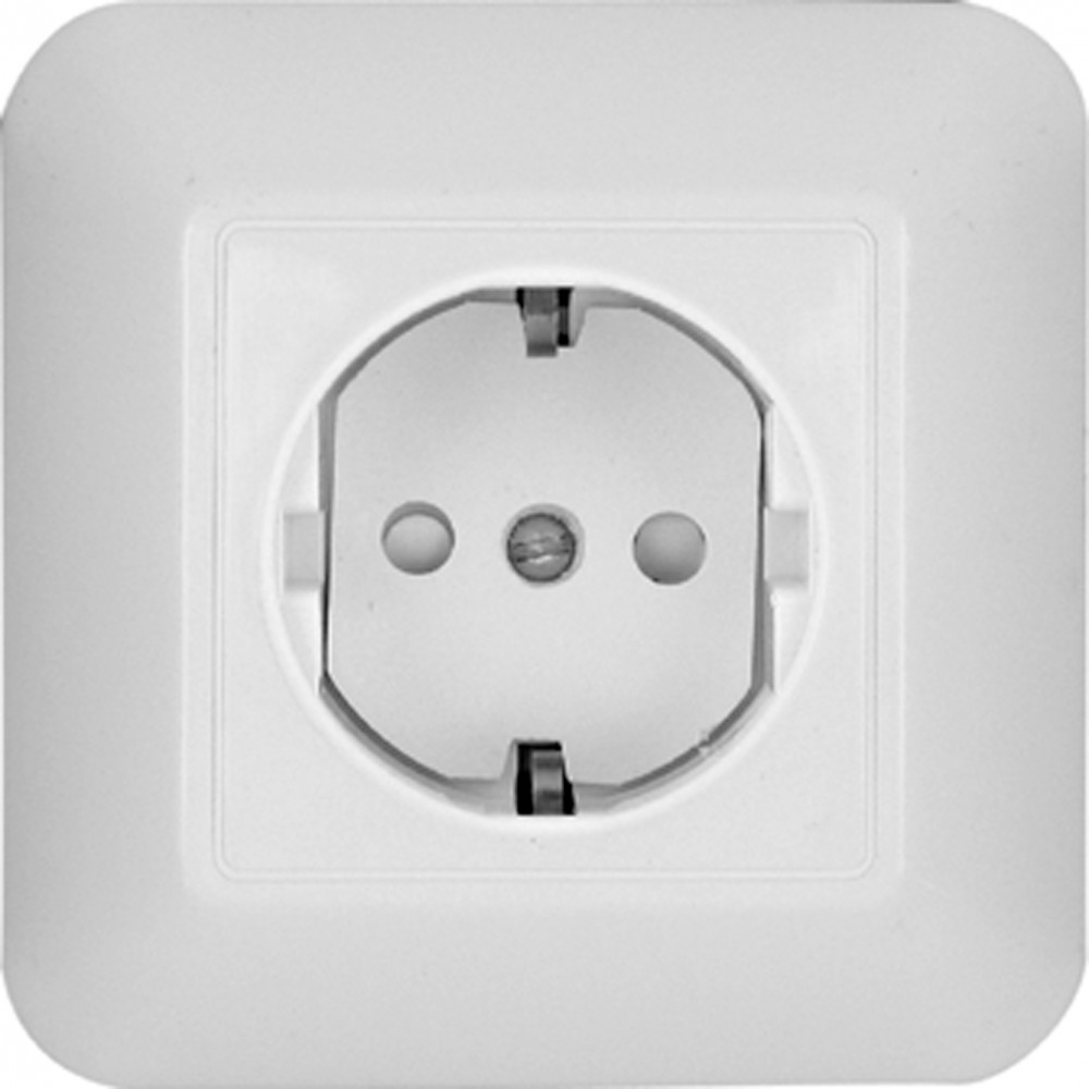 РОЗЕТКА «ПРИМА»СУ С ЗК БЕЛ.