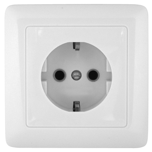 РОЗЕТКА «ПРИМА»СУ С ЗК БЕЛ.