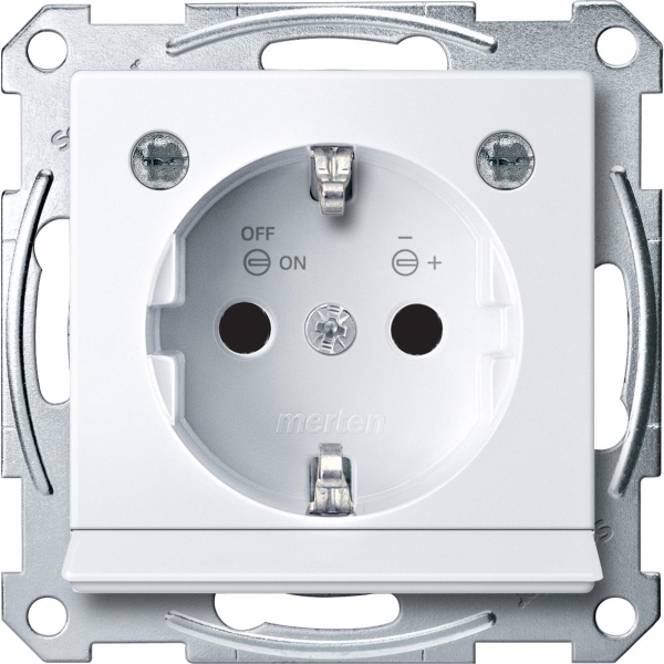 МЕХ.РОЗ.SCHUKO С МОД.СВЕТОД.ПОДСВ.АК-Б